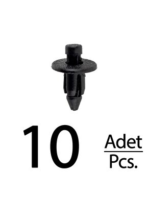 Toyota Camry Corolla Hiace Land Cruiser için Trim Döşeme Klips - 10 Adet