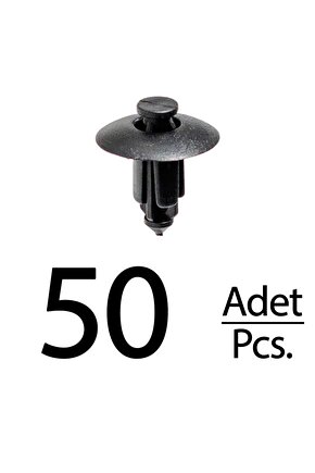 Honda Accord CR-V Civic Odyssey için Çamurluk Tamponu İtmeli Klips - 50 Adet