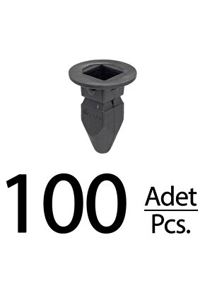 Volkswagen AUDI için Tampon ve Çamurluk Önlüğü Vida Tutucu Klips - 100 Adet