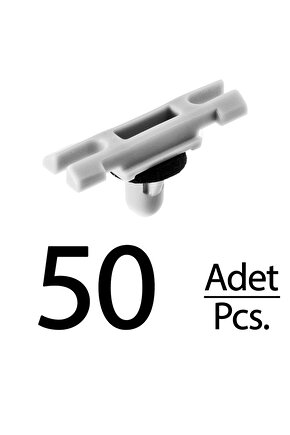 BMW 3 F30 E90 E91 için Nikelaj Cam Klips - 50 Adet