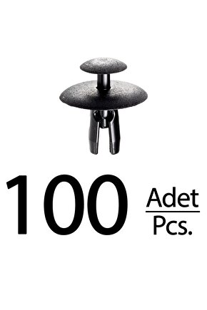Peugeot Citroen Fiat için Davlumbaz Klips - 100 Adet