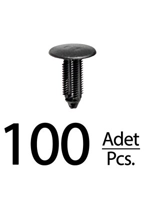 Ford Escort için Koltuk Bakalit Klips - 100 Adet