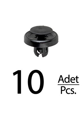 Toyota Corolla Pontiac Lexus Subaru için Ön Çamurluk Klips - 10 Adet