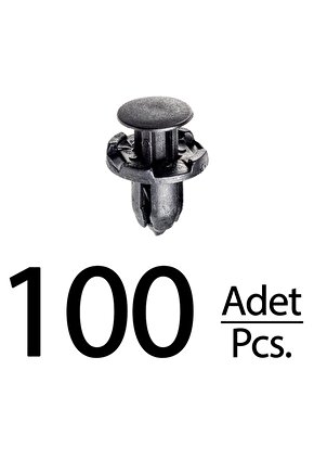 Mitsubishi Eclipse Galant Lancer Mirage Honda Accord CR-V Integra için Panjur Tampon Klips - 100 Ade