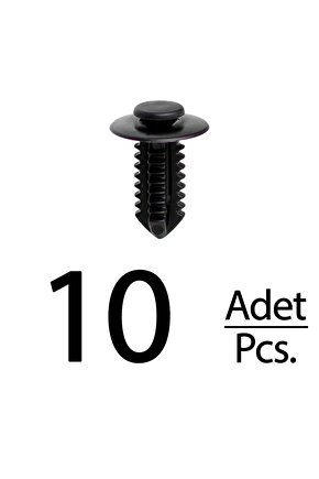 Mercedes için Tampon Klips- 10 Adet
