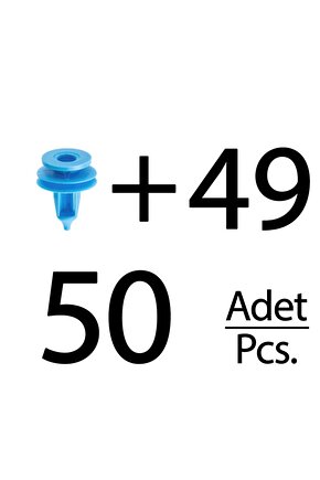 Toyota ve Suzuki için Döşeme Klips- 50 Adet