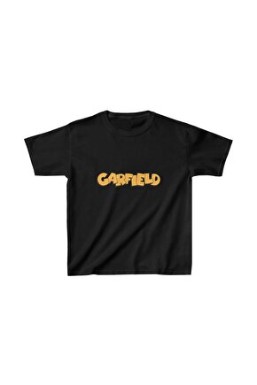 Çocuk Unisex Baskılı T-Shirt - Siyah