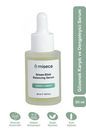 Green Elixir Gözenek Karşıtı Ve Dengeleyici Serum 30 ml | Niacinamide Yeşil Çay