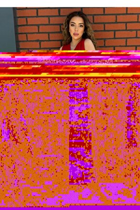 Kadın Ithal Krep Kumaş Kruvaze Yaka Eteği Kloş Kolsuz Mini Elbise