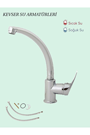 Krom Mufak&Lavabo Bataryası Düz Boru