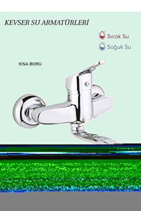 Aplike Mutfak Bataryası Kısa Boru