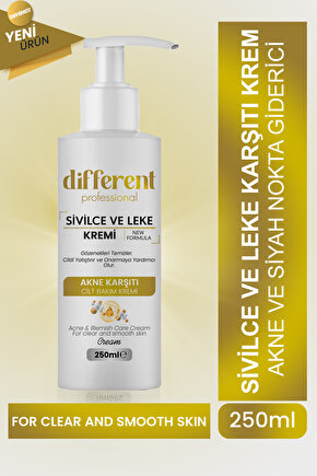 Sivilce Önleyici, Ve Sivilce Karşıtı, Akne, Siyah Nokta Leke,giderici, Yüz Kremi 250 ML