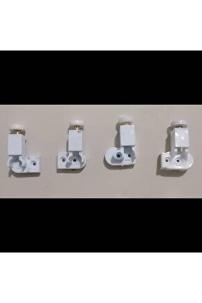 Beyaz Bella 1 Sabit 2 Açılır Duşakabin Rulmanı