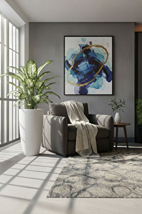 Aura Curva 70x40cm Kıvrımlı Konik Fiberglass Saksı Büyük Boy İç Dış Mekan Dış Mekan