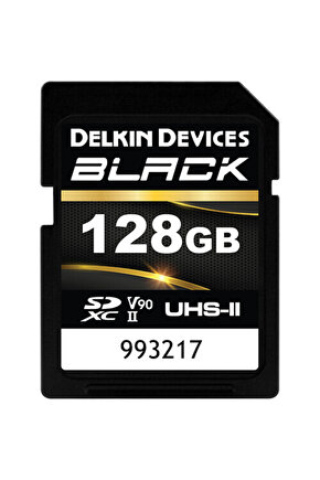 BLACK 128GB SD UHS-II U3 V90