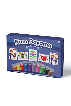 Anneler Günü Özel | Kum Boyama Aktivite Seti 5li Kutulu Paket