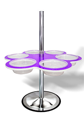 Kum Boyama Standı - Çocuklar Için Oyun Aktivite Kum Havuzu - Mor