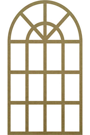 Dekoratif Pencere Ayna 18mm Kalınlık (50*90)