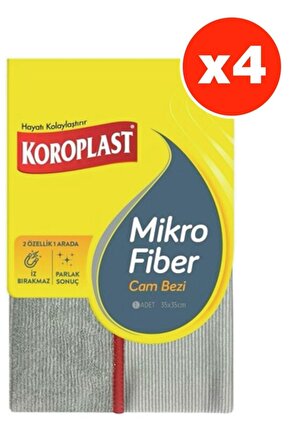 Mikrofiber Cam Bezi X 4 Adet