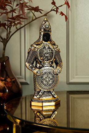 Ofis Hediyesi Ofis Dekor Biblo Osmanlı Zırh Asker Dekoratif Figür Armağan Obje Süs Dekorasyon