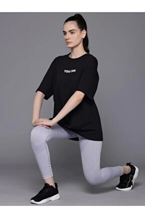 Baskılı Oversize Tshirt  iyah