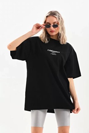 Unisex Baskılı Oversize Thirt  iyah
