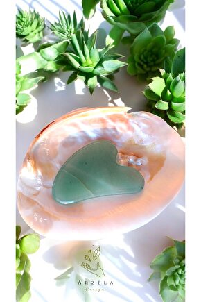 Doğal Taş AVENTURİN TAŞI GUA SHA