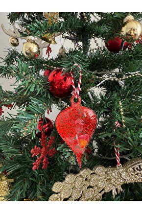 12 Adet epoksi yılbaşı ağacı süsleri 1