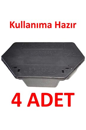 4 Adet Kullanıma Hazır Zehiri Içinde Fare Istasyonu Fare Kutusu Fare Kapanı