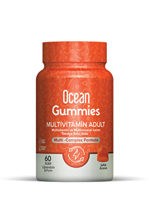 Gummies Multivitamin ADULT 60 Çiğnenebilir Jel Form