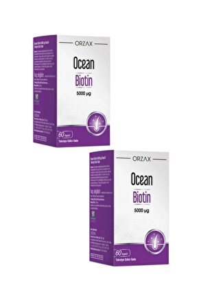 Biotin 5000 Mcg 60 Kapsül 2 Adet