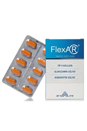Flexar Tip 2 Kolajen C Vitamini Takviye Edici Gıda 30 Tablet