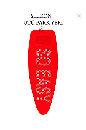 So Easy Slikon Park&go Ütü Masası Kılıfı Bezi Örtüsü (54X135CM) (EV GEREÇLERİ, EV TEKSTİLİ)