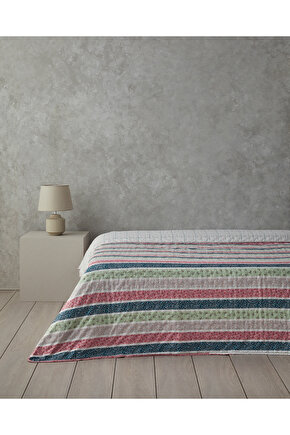 Blossom Lines Tek Kişilik Çok Amaçlı Örtü Pembe