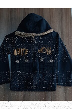 Erkek Çocuk Içi Peluş Jean Ceket