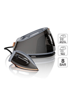 SteamArt Plus Buhar Kazanlı Ütü 3000W  Gri - AR6048