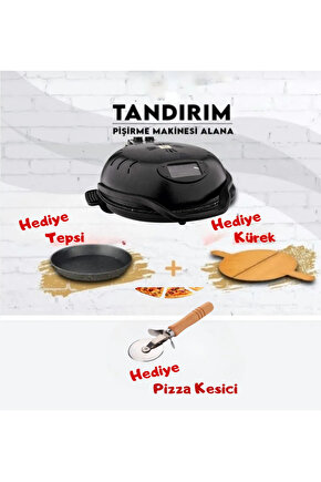 Ekmek Pişirme Makinesi (PİZZA KESİCİ - KÜREK - TEPSİ HEDİYELİ)