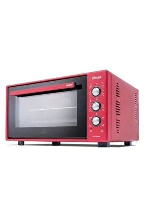 8030 50 Lt Timer Termostat Turbo Fan Çift Camlı Fırın