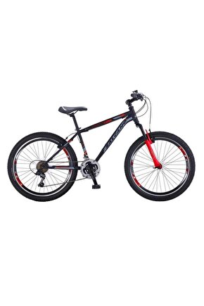 Lion 26 Jant V-fren Dağ Bisikleti 21 Vites 15 Kadro Gri Kırmızı Siyah