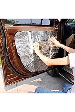 Bant Evi Alüminyum Folyolu Yapışkanlı Araç Oto Ses Isı Yalıtım Malzemesi Elastomerik Kauçuk İZolasy