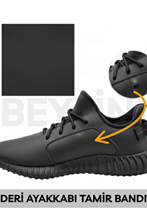 1 Adet Ayakkabı Tamir Deri Kendinden Yapışkanlı Onarım Bandı Kare Delik Onarım Yaması Spor Ayakkabı