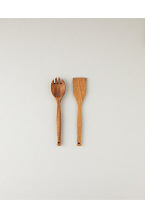 Pure Wooden Iroco 2li Servis Gereci Kahve