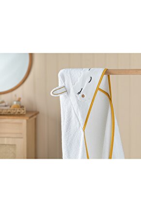 Kuzu Pamuk Bebe Havlu 75x75 Cm Hardal