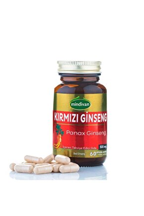 Kırmızı Ginseng Extractı 60 Kapsül