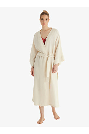 Kadın Kaftan 10722 - Krem
