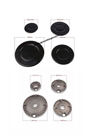 KLARSTEİN KORKMAZ KUMTEL  UyumluANKSTRE SET ÜSTÜ OCAKBEK KAPAK TAKIMI