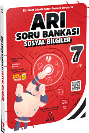 7. Sınıf Sosyal Bilgiler Arı Soru Bankası + Grafik Kitabı