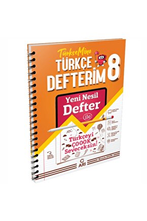 8. Sınıf Türkçemino Akıllı Türkçe Defteri