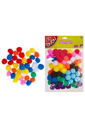 Bu Bu Pon Pon 2 Cm 100 Lü Karma 00109  Bu Bu