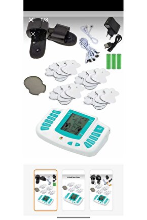 ALLİFE Tens Cihazı 16 pedli (Türkçe menü)